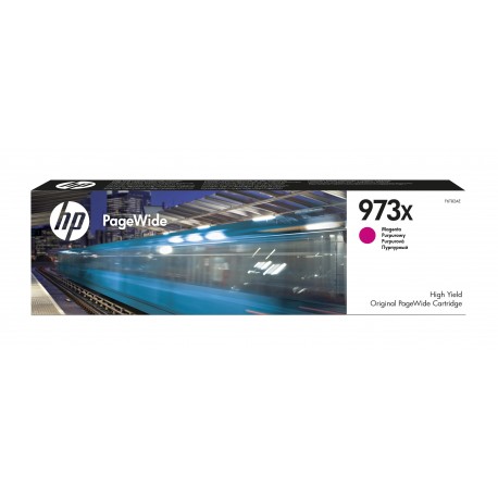 HP Consumível PageWide Original 973X Magenta de Elevado Rendimento, Alta Capacidade, Cartucho de Tinta - 0889296544678
