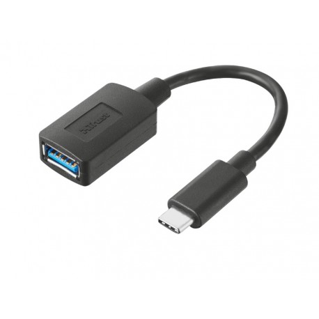 Trust 20967 Cabo, Adaptador USB USB Type-C USB 3.1 Gen 1, Preto - 8713439209679