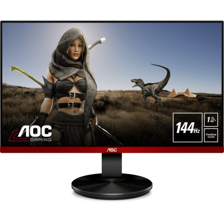 AOC 90 Series G2490VXA Monitor Gaming, Full HD, LED, 60,5 cm, 23.8", 1ms , Preto, Vermelho - 4038986148641
