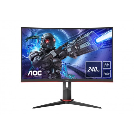 AOC G2 C32G2ZE/BK Monitor Gaming, 80 cm, 31,5", Full HD, LED, Curvo, 1 ms, Preto - 4038986117395