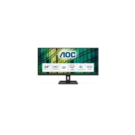 AOC E2 Q34E2A Monitor, Ultra Wide, Full HD+, LED, 86,4 cm, 34", Preto - 4038986118378