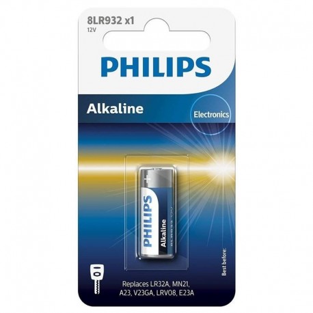 Philips Minicells Pilha 8LR932/97, Bateria Descartável, Alcalino, 12 V, 54 mAh, 1 Unidade(s) - 8711500557537