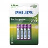 Pack De 4 Pilas Aaa Philips R03b4a70 10 1.2v Recargables - 8710895962902