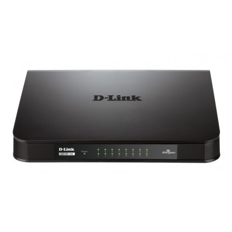 D-Link GO-SW-16G Switch de Rede Não-gerido Gigabit Ethernet (10/100/1000), Full Duplex, RJ45, 16 Portas, Preto - 0790069396618