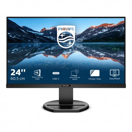 Philips B Line 243B9/00 Monitor, 60,5 cm, 23.8", Full HD, LED, Preto - 8712581761981