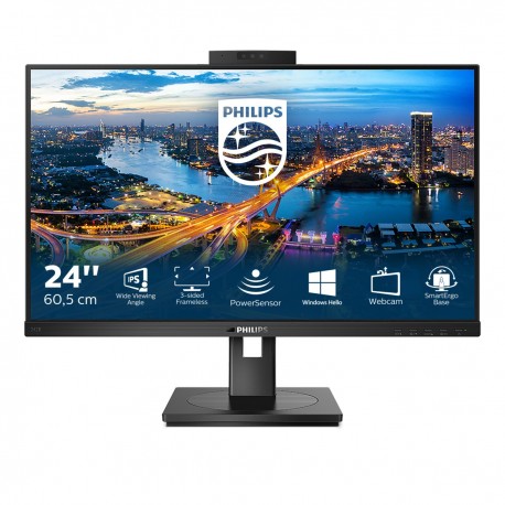 Philips B Line 242B1H/00 Monitor, LED, 60,5 cm, 23.8", Full HD, Preto - 8712581764234