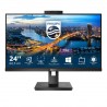 Monitor Profesional Philips 242b1h 23.8' Full Hd Webcam Multimedia Negro - 8712581764234