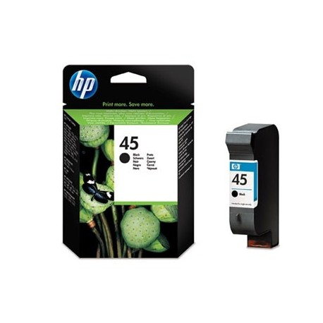HP Tinteiro Original 45 51645AE Preto de Elevado Rendimento, Cartucho de Tinta XL Alta Capacidade - 0088698603659