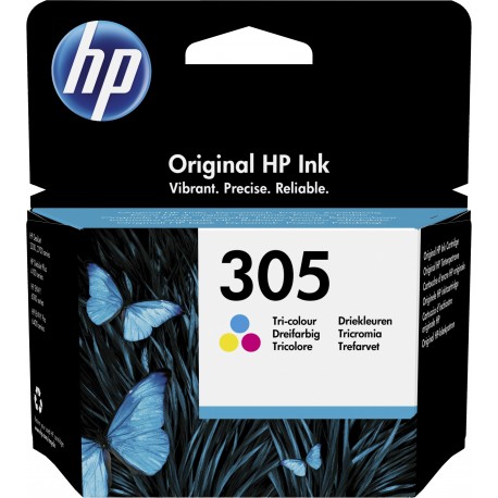 Tinteiro HP 305 Tricolor - DeskJet. Envy - 0193905429219