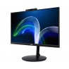 Monitor ACER 23.8P IPS 1ms ZEROFRAME FreeSync VGA HDMI Height Adj. Pivot WebCam BLACK-CB242YDbmiprcx - 4710886332725