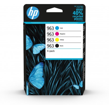 Cartucho De Tinta Original Hp Nº963 Multipack/ Cian/ Magenta/ Amarillo/ Negro - 0195122352219
