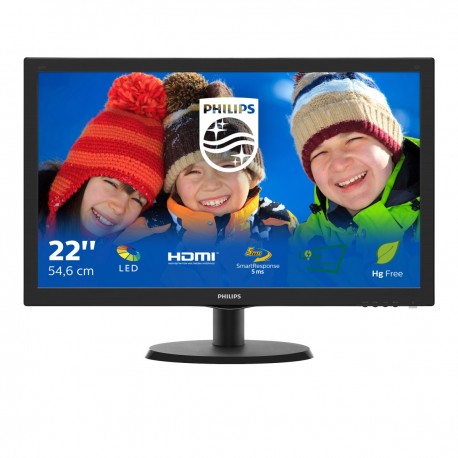 Philips V Line 223V5LHSB2/00 Monitor, 54,6 cm, 21.5", Full HD, LED, Preto - 8712581735838