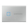 Disco Externo Ssd Samsung Portable T7 Touch 500gb Usb 3.2 Plata - 8806090195242