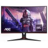 Monitor Aoc 27" Curvo Preto Led 1ms 165Hz FreeSync - 4038986188586