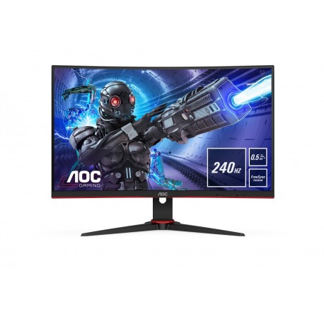 Monitor Aoc 27" Curvo Preto Led 0.5ms 240Hz FreeSync - 4038986187381