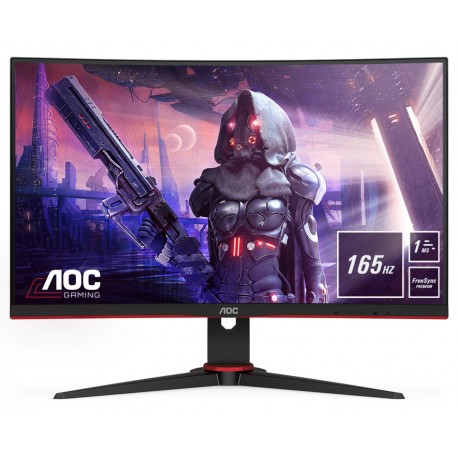 Monitor Gaming Aoc 23.6" Curvo FHD 165Hz 1Ms Hdmi DP C/Colunas - 4038986148207