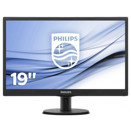 Philips V Line 193V5LSB2/10 Monitor, 47 cm, 18.5", HD, LCD, Preto - 8712581688165