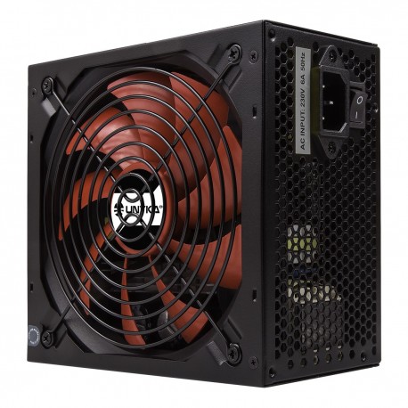 UNYKA Fonte de Alimentação, 700 W, 20+4 PIN ATX, Ventilador 14 cm, Preto - 6940533541554