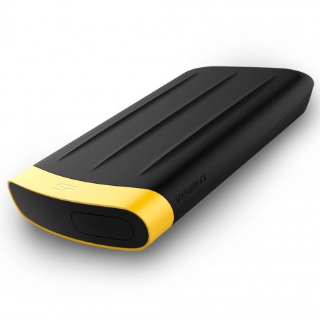 Disco Duro Externo Silicon Power 2TB Armor A65 Preto/Laranja - 4712702644258