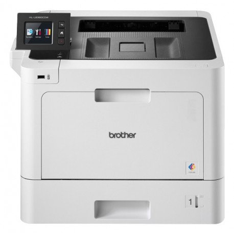 Brother HL-L8360CDW Impressora Laser Cor 2400 x 600 DPI A4, 31 ppm, Impressão Duplex, Wi-Fi, Branco - 4977766774208