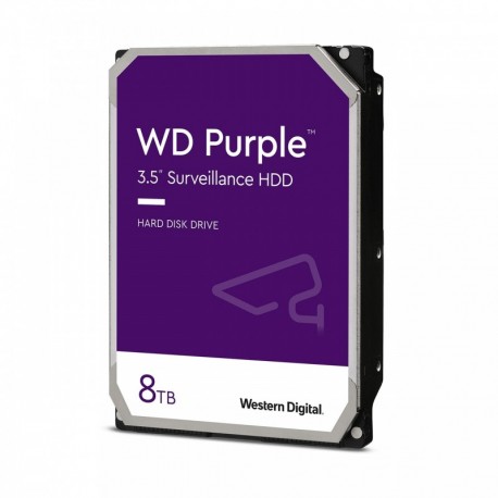 Disco 3.5 8TB WD Purple 128Mb SATA 6Gb/s 56rp - Video Vigilancia - 0718037887906