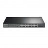 Switch TP-Link JetStream 24Portas Gigabit. 4Portas 10GE SFP+ Interrup. Gerenciado C PoE+. 24 Portas