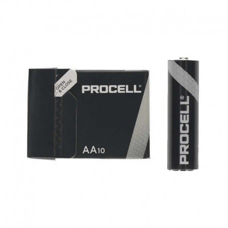 Pack De 10 Pilas Aa Lr6 Duracell Procell Id1500ipx10/ 1.5v/ Alcalinas - 5000394122895