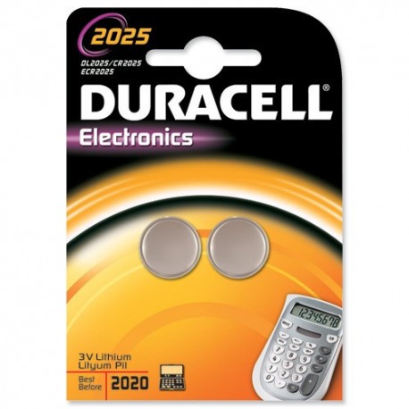 Pack De 2 Pilas De Botón Duracell Dl2025b2/ 3v - 5000394203907