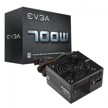 Fonte de Alimentação Evga 100-w1-0700-k21/ 700w/ Ventilador 12cm/ 80 Plus - 4250812424488