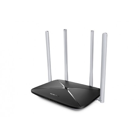 Router MERCUSYS 1200Mbps Wireless. 2T2R. 2.4/5GHz. 802.11b/g/n/ac. 1 10/100M WAN + 4 10/100M LAN - 6957939000479