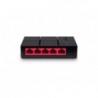 Switch MERCUSYS 5-port 10/100/1000M Mini Desktop Switch. 5 10/100/1000M RJ45 Ports. Plastic Case - 6935364099619
