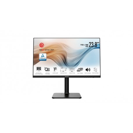 MSI Modern MD241P Monitor, 60,5 cm, 23.8", Full HD, LCD, Preto - 4719072785017
