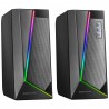 Colunas MARS GAMING MS7 RGB SPEAKERS 20W USB. JACK+BLUETOOTH 5.0. DYNAMIC RGB. BLACK - 4711099470136