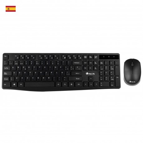 Teclado e Rato Inalámbricos Ngs Allure Kit - 8435430617726