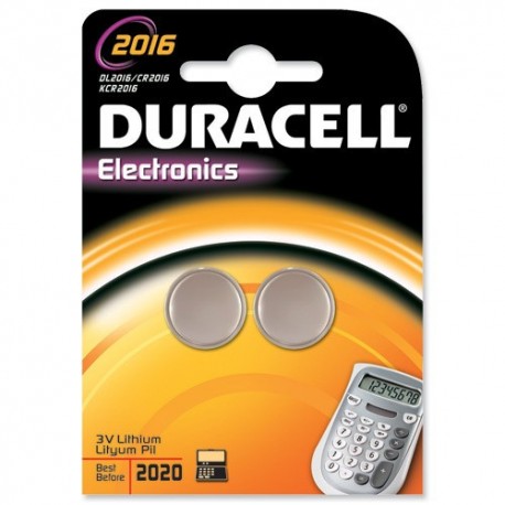 Pack De 2 Pilas De Botón Duracell Dl2016b2/ 3v - 5000394203884