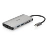 Hub Usb Tipo-c D-link Dub-m810 3 Puertos Usb 3.0 1 Thunderbolt 1 Hdmi 1 Rj45 Gris - 0790069450471