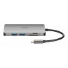 Hub Usb Tipo-c D-link Dub-m810 3 Puertos Usb 3.0 1 Thunderbolt 1 Hdmi 1 Rj45 Gris - 0790069450471