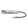 Hub Usb 3.0 Tipo-c D-link Dub-m520 2 Puertos Usb 1 Hdmi 1 Rj45 1 Thunderbolt Gris - 0790069447884