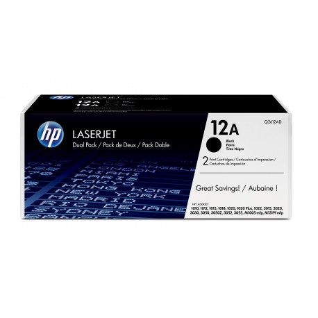 Tóner Original Hp Nº12a Multipack/ 2x Negro - 0883585537525