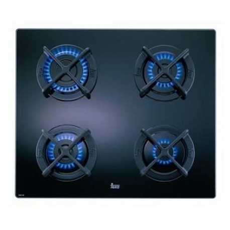 Placa Encastre Teka Gás 4 Queimadores Preto - CGC 60 4G AI AL - G. BUT - 8421152027868