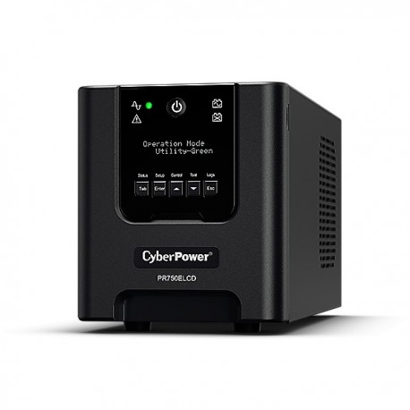 Ups CyberPower Pr750ELCD Linha Interativa 750V 675W 6 XOut - 4712364143397