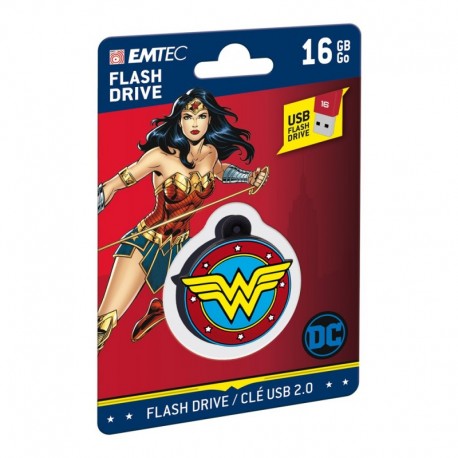 Pen Drive Emtec Colector DC WonderWomen 16Gb Usb 2.0 - 3126170172747