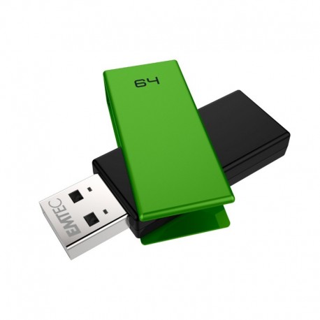 Pen Drive Emtec C350 64Gb Usb 2.0 Verde - 3126170159823