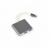 Adaptador 3in1 Type-C Para USB 3.0 HDMI Type-C - 8716309112055