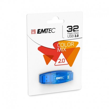 Pen Drive Emtec USB2.0 C410 32GB Azul - 3126170110640