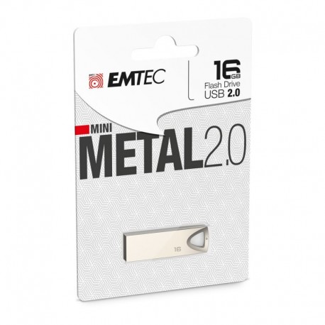 Pen Drive Emtec C800 16Gb Metal Usb 2.0 - 3126170162656