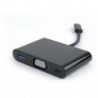 Adaptador Type-C Para VGA + Type-C + USB 3.0 - 8716309097680