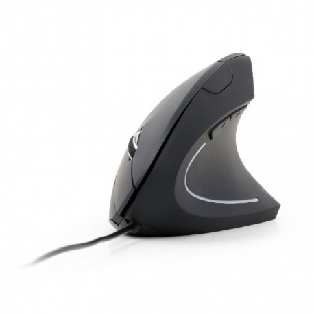 Rato Gembird Ergonomico 6 Botoes USB 2.0 Preto - 8716309104890