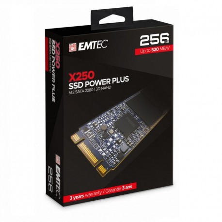 Disco Duro Emtec M.2 Sata X250 256Gb 2280 - 3126170170453