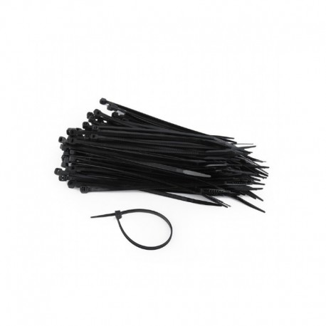 Braçadeiras Gembird Nylon, 100 x 3,6 mm, Preto, Pack 100 Unidade(s) - 8716309087520